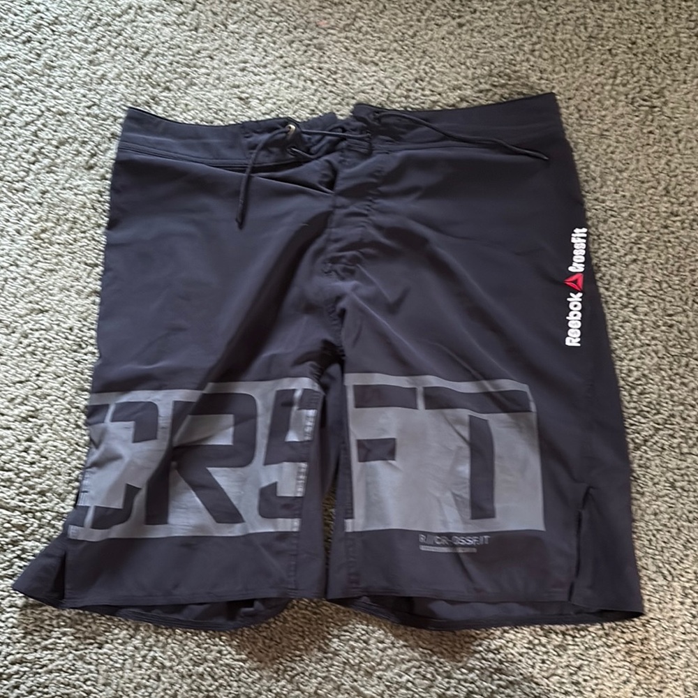 Reebok Black and Gray Training Shorts